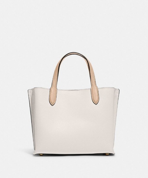 COACH トートバッグ ウィロウ トート 24 カラーブロック