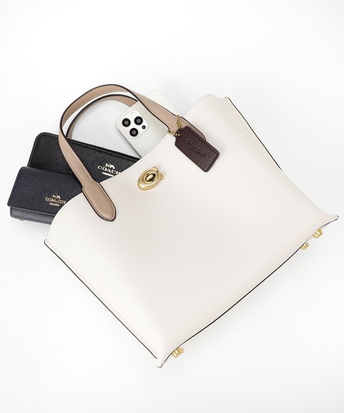即日発送 ★COACH★ ウィロウ トート カラーブロック ウィロウ トート カラーブロック（トートバッグ）｜COACH