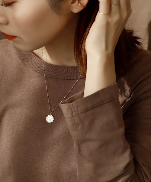 SIENA ROSE シエナロゼ　K18コイン　ネックレス　チャーム SIENA ROSE チャーム チャーム「コイン」 レディース : ZOZOTOWN