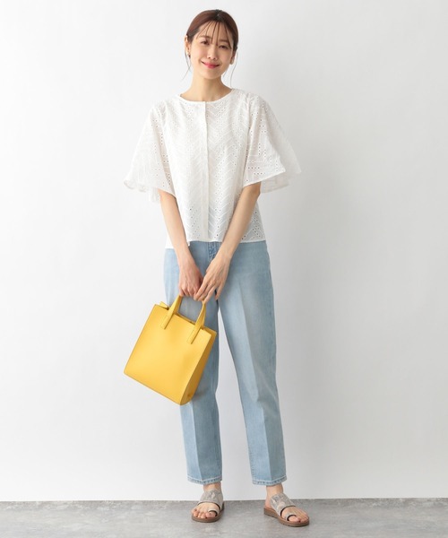 シャツ ブラウス レース2WAYブラウス半袖ブラウス/MATINEE LINE/275992 レディース | GLOBAL WORK | 02