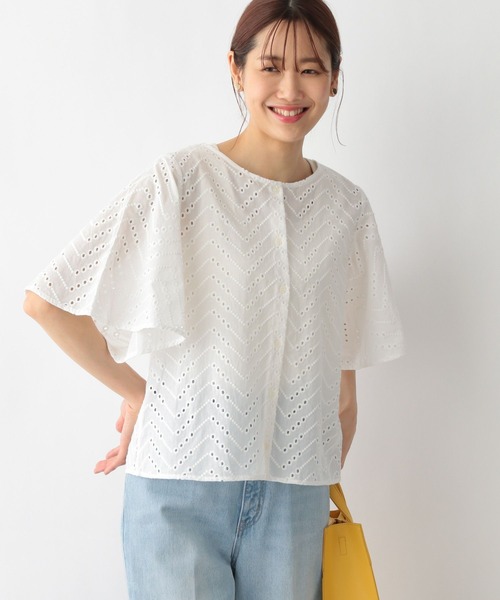 シャツ ブラウス レース2WAYブラウス半袖ブラウス/MATINEE LINE/275992 レディース | GLOBAL WORK | 06