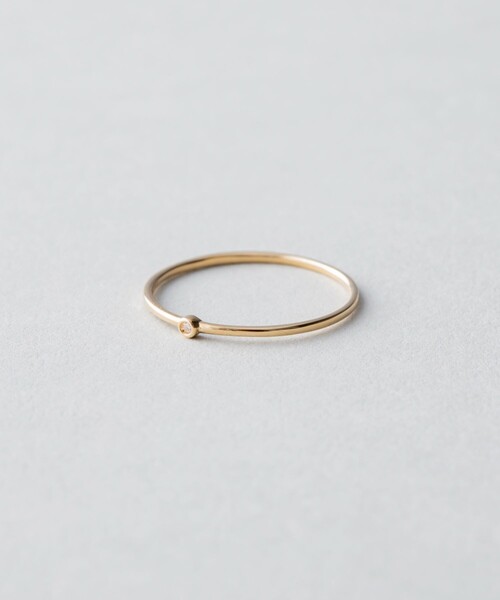 ete（エテ） 指輪 リング K18YG スキニー ダイヤモンド リング