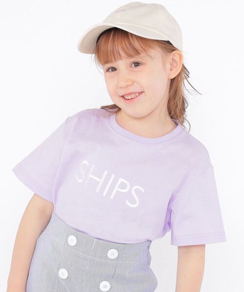 SHIPS tシャツ KIDS:100〜160cm / ロゴ TEE キッズ 子供服