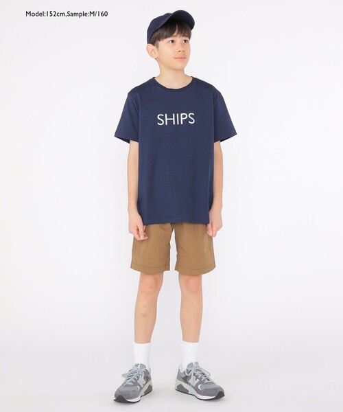 SHIPS tシャツ KIDS:100〜160cm / ロゴ TEE キッズ 子供服