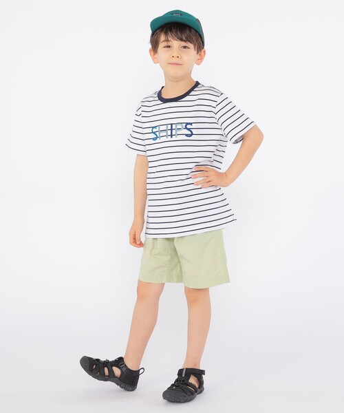 SHIPS tシャツ KIDS:100〜160cm / ロゴ TEE キッズ 子供服