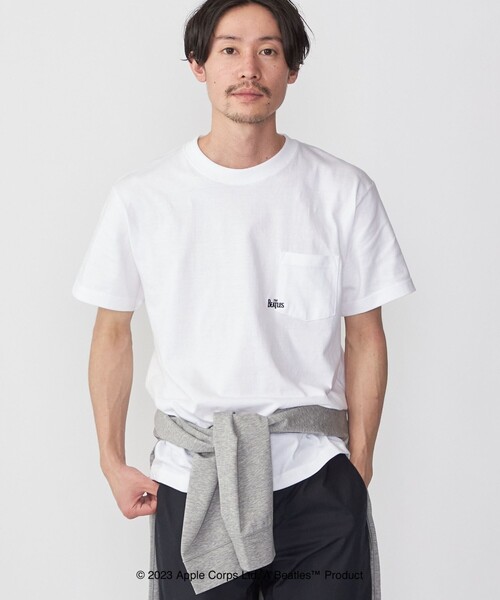 The Beatles tシャツ Tシャツ *SHIPS: コラボレーション マイクロ ロゴ