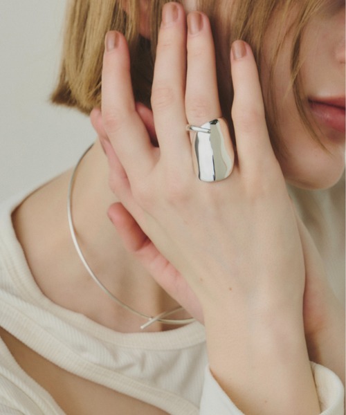 指輪 リング 「金属アレルギー対応」Benjamin asymmetry ring