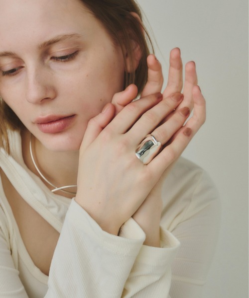 指輪 リング 「金属アレルギー対応」Benjamin asymmetry ring