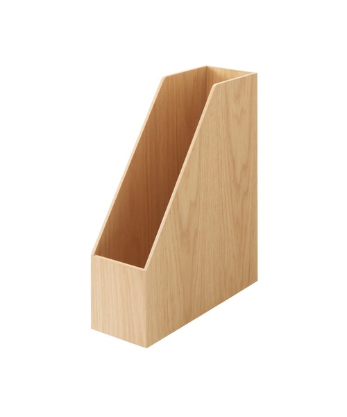 無印良品（MUJI） 収納 木製スタンドファイルボックス A4用 約幅9