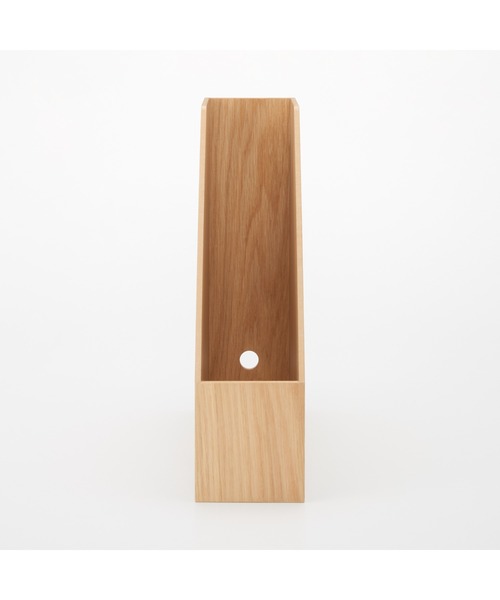 無印良品（MUJI） 収納 木製スタンドファイルボックス A4用 約幅9