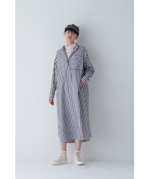 human woman シャツワンピース ブロードシャツワンピース human woman シャツワンピース ブロードシャツワンピース