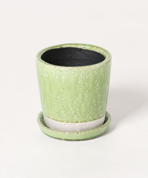 DULTON（ダルトン） 花瓶 COLOR GLAZED POT/5号 植木鉢 : ZOZOTOWN