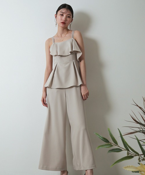 パンツドレス 結婚式 オールインワン[品番：BECW0000203]｜kana