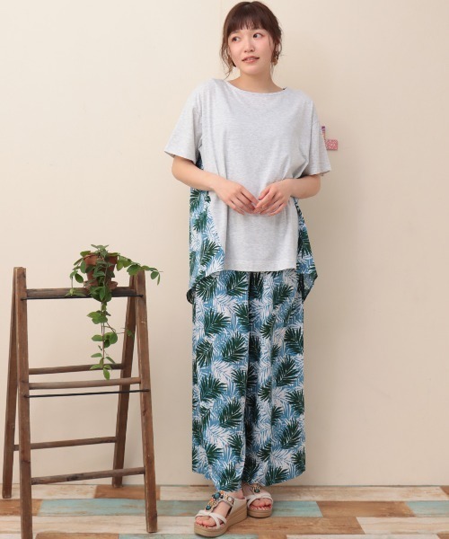 チチカカ パンツ リーフプリントパンツ レディース : ZOZOTOWN Yahoo