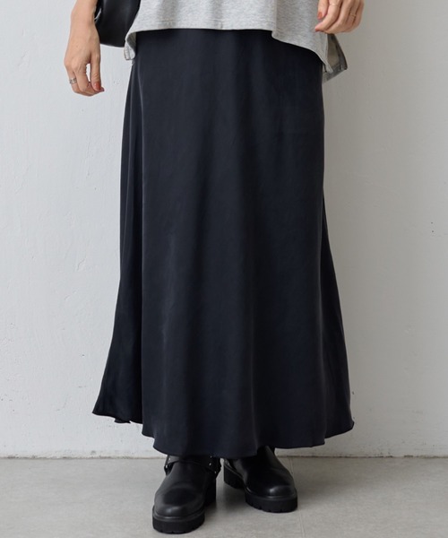 バックテールスカート　ブラック0サイズ ビアズリー BEARDSLEY バックテールスカート （black