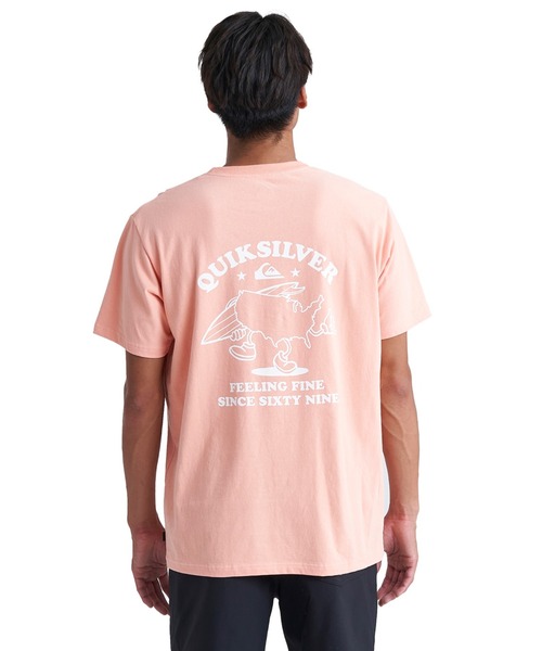 QUIKSILVER Tシャツ Quiksilver tシャツ GRADIENT BOX ST /クイックシルバーバック