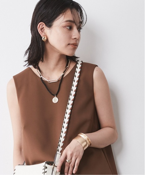 CHIC STYLE ワンピース 「大きいサイズ」ノースリーブワンピース