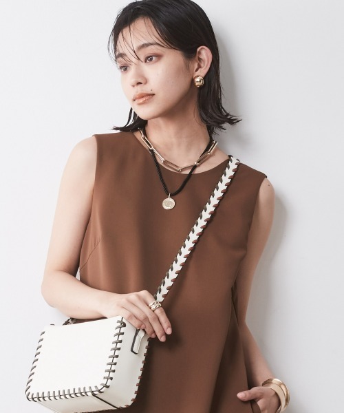CHIC STYLE ワンピース 「大きいサイズ」ノースリーブワンピース