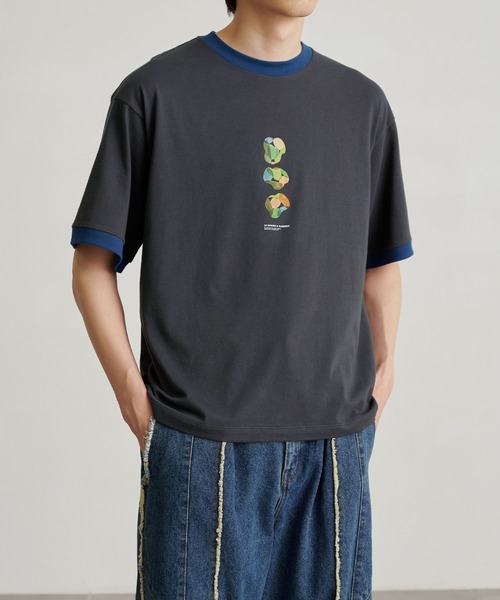 PUBLIC TOKYO（パブリックトウキョウ） tシャツ テクスチャーアート