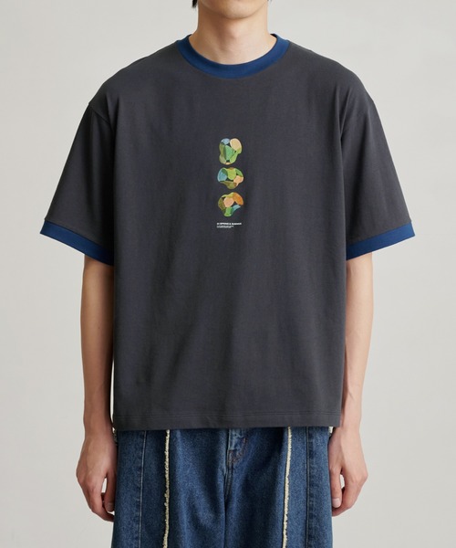 PUBLIC TOKYO（パブリックトウキョウ） tシャツ テクスチャーアート
