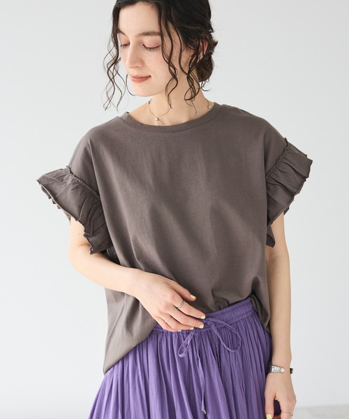 tシャツ 袖ギャザーフレアプルオーバー レディース | CRAFT STANDARD BOUTIQUE | 02