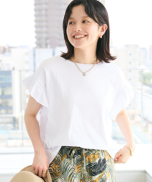 tシャツ 袖ギャザーフレアプルオーバー レディース | CRAFT STANDARD BOUTIQUE | 01