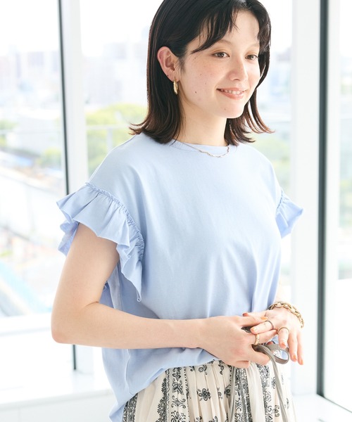 tシャツ 袖ギャザーフレアプルオーバー レディース | CRAFT STANDARD BOUTIQUE