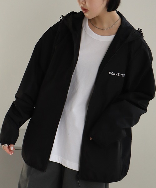 PING　ピン 裏地メッシュジャケット　撥水パーカー CONVERSE マウンテンパーカー ウインドブレーカー 「CONVERSE