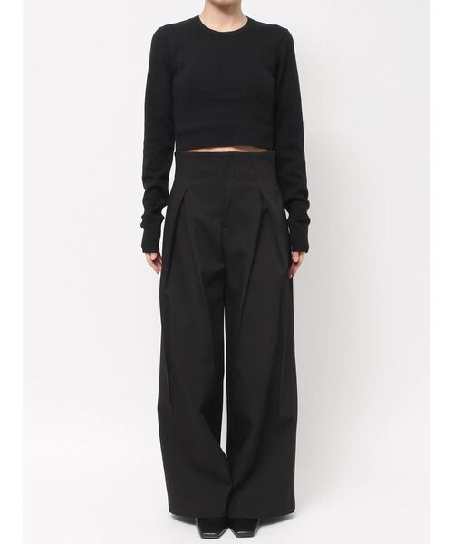 ELENDEEK ニット セーター クロッププルオーバーニット レディース