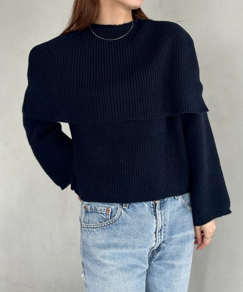 ニットケープ ニットケープジャケット - ミンク | ZARA Japan / 日本