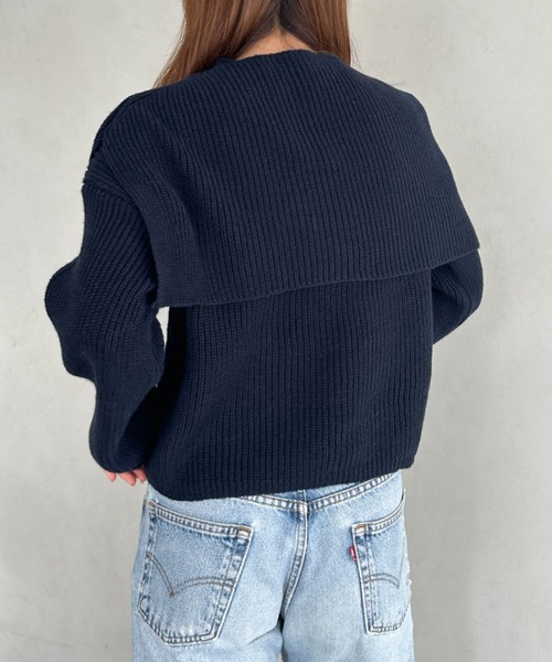 ニット セーター ケープニットトップス レディース : ZOZOTOWN