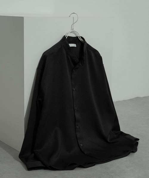 Atelier Aura バンドカラーシャツジャケット as-1170-8051_1.jpg