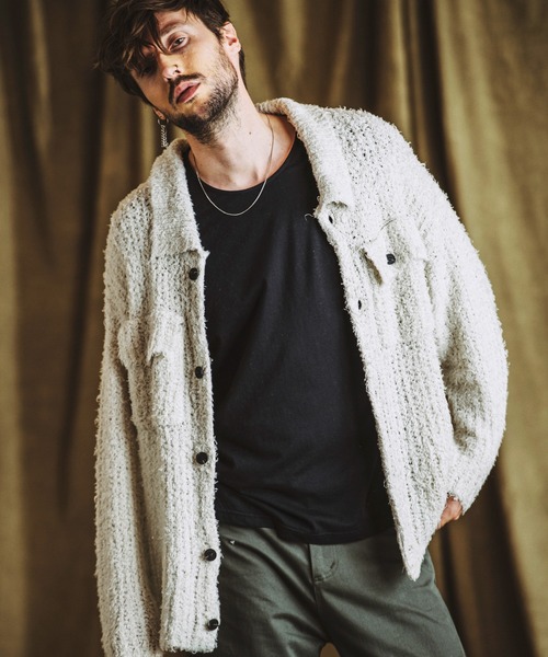NO ID.（ノーアイディー） ブルゾン アウター 「NO ID.」Feather Yarn