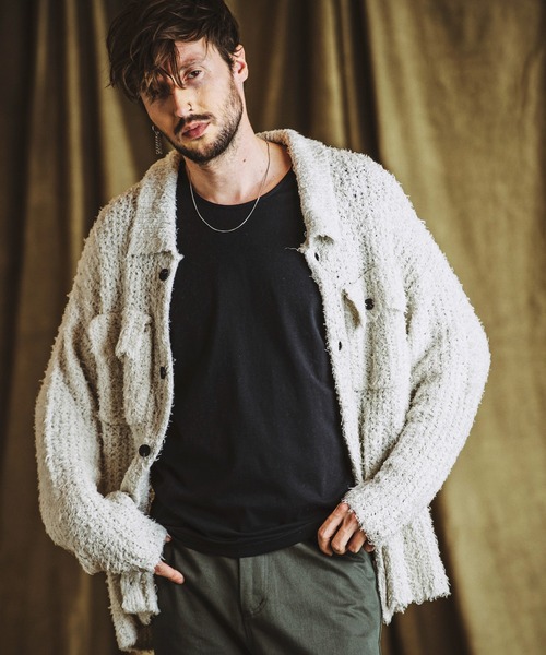 NO ID.（ノーアイディー） ブルゾン アウター 「NO ID.」Feather Yarn