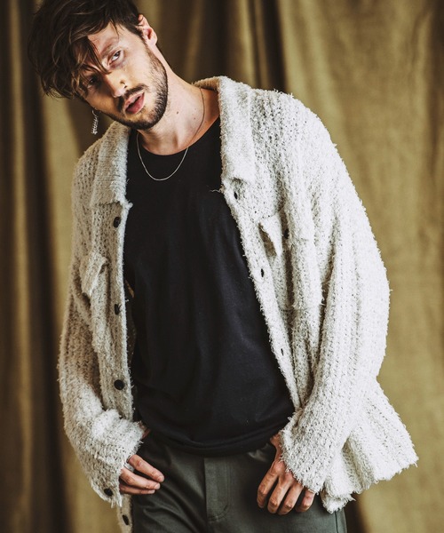 NO ID.（ノーアイディー） ブルゾン アウター 「NO ID.」Feather Yarn