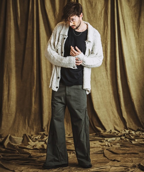 NO ID.（ノーアイディー） ブルゾン アウター 「NO ID.」Feather Yarn