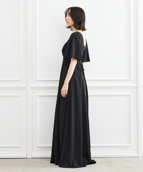 AIMER ロングドレス 演奏会用 AIMER ドレス 「WEB限定」演奏会用デシン袖付きロングドレス