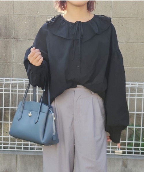 eriutsugi フリルシャツ　新品・未使用品 楽天市場】フリルデニムシャツ シャツ レディース トップス 送料
