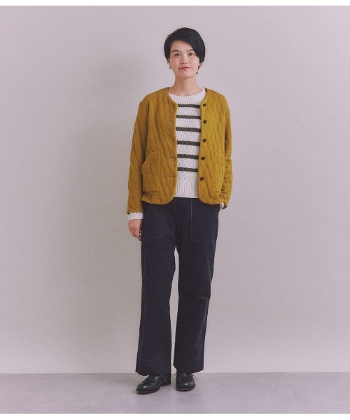 ニット セーター BLENDED COTTON 振り柄ボーダーニット レディース SIPULI ニット セーター BLENDED COTTON 振り柄ボーダーニット
