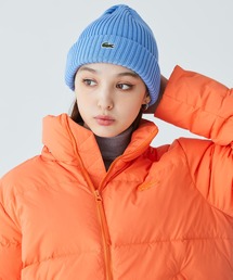 LACOSTE ニット帽 ニットキャップ ウールリブニットキャップ