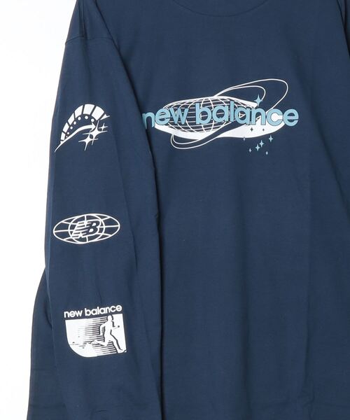 New Balance 青 長袖 Tシャツ M New Balance（ニューバランス） Tシャツ 長袖 メンズ 大谷翔平