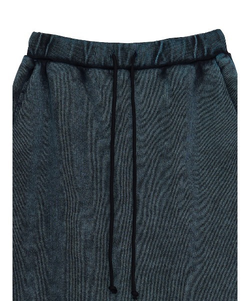 Ameri（アメリ） ロング スカート CHEMICAL OVERDYE LACE SWEAT SKIRT