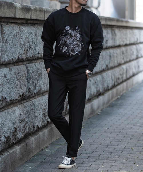 canterbury XL 黒 刺繍ウェア スウェット生地 日本代表 レア物 SILVER BULLET（シルバーバレット） トレーナー スウェット 「CavariA