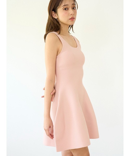 新品❤️在庫ラスト　[スナイデル] スクエアネックミニワンピース グレー スクエアネックミニワンピース(ミニワンピース)｜ワンピース