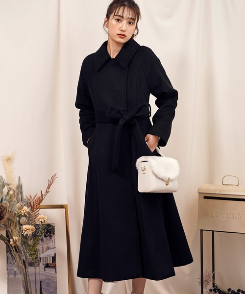 NOELA（ノエラ） ステンカラーコート M サックスブルー レディース