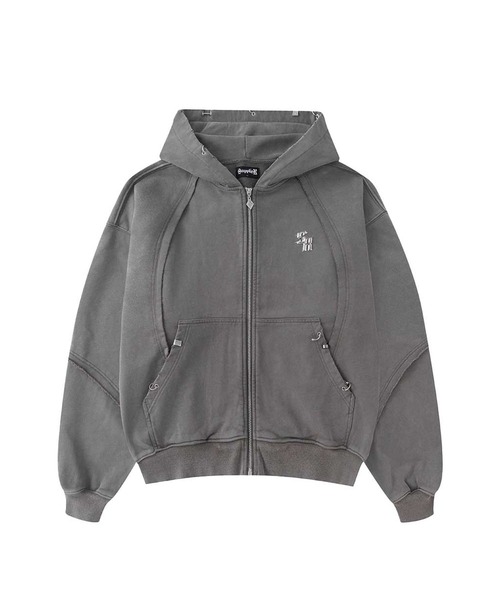 SUPPLIER パーカー フーディー｜Switching Pierced Zip hoodie