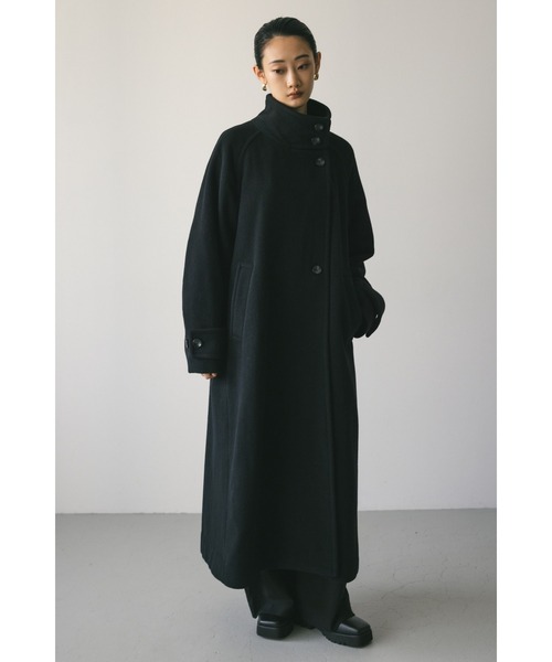 [STYLEMIXER] пальто с отложным воротником SMALL угольно-серый женский 