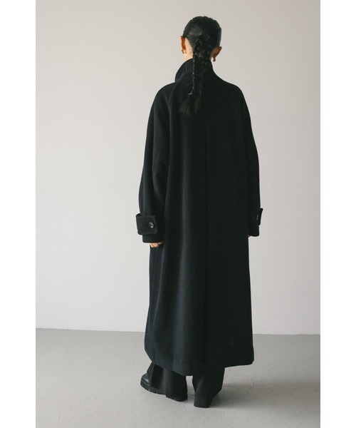 [STYLEMIXER] пальто с отложным воротником SMALL угольно-серый женский 