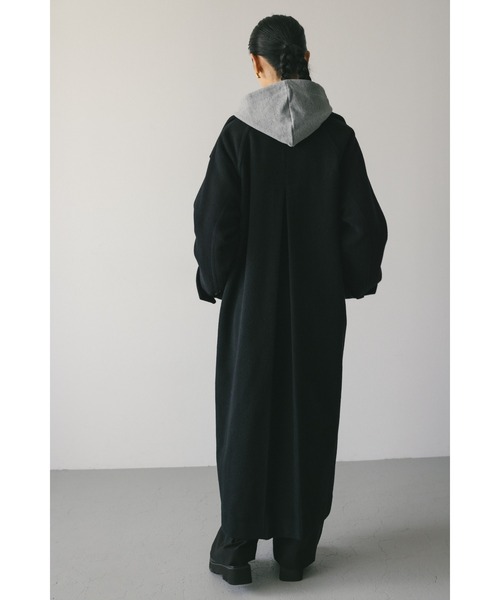 [STYLEMIXER] пальто с отложным воротником SMALL угольно-серый женский 