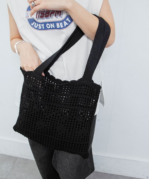 トートバッグ かぎ針編みトートバッグ レディース : ZOZOTOWN Yahoo!店